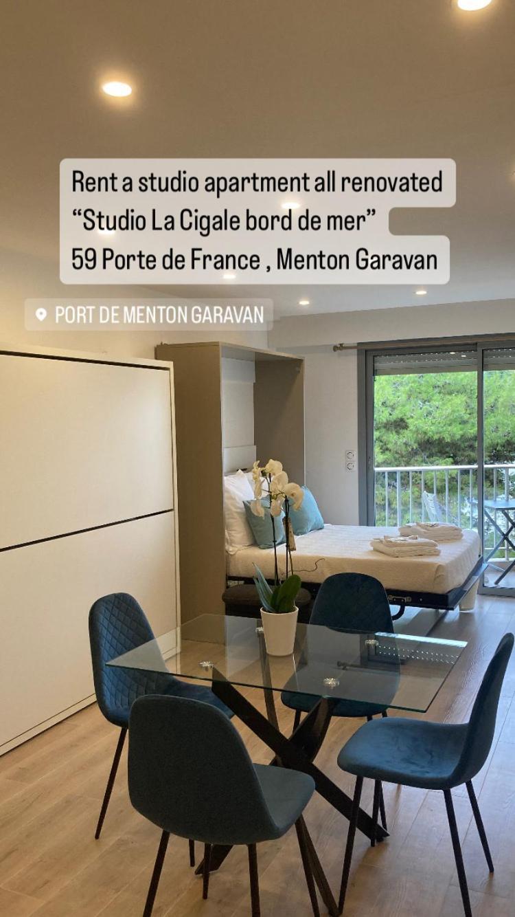 Studio Villa La Cigale Avec Grande Terrasse Menton Luaran gambar